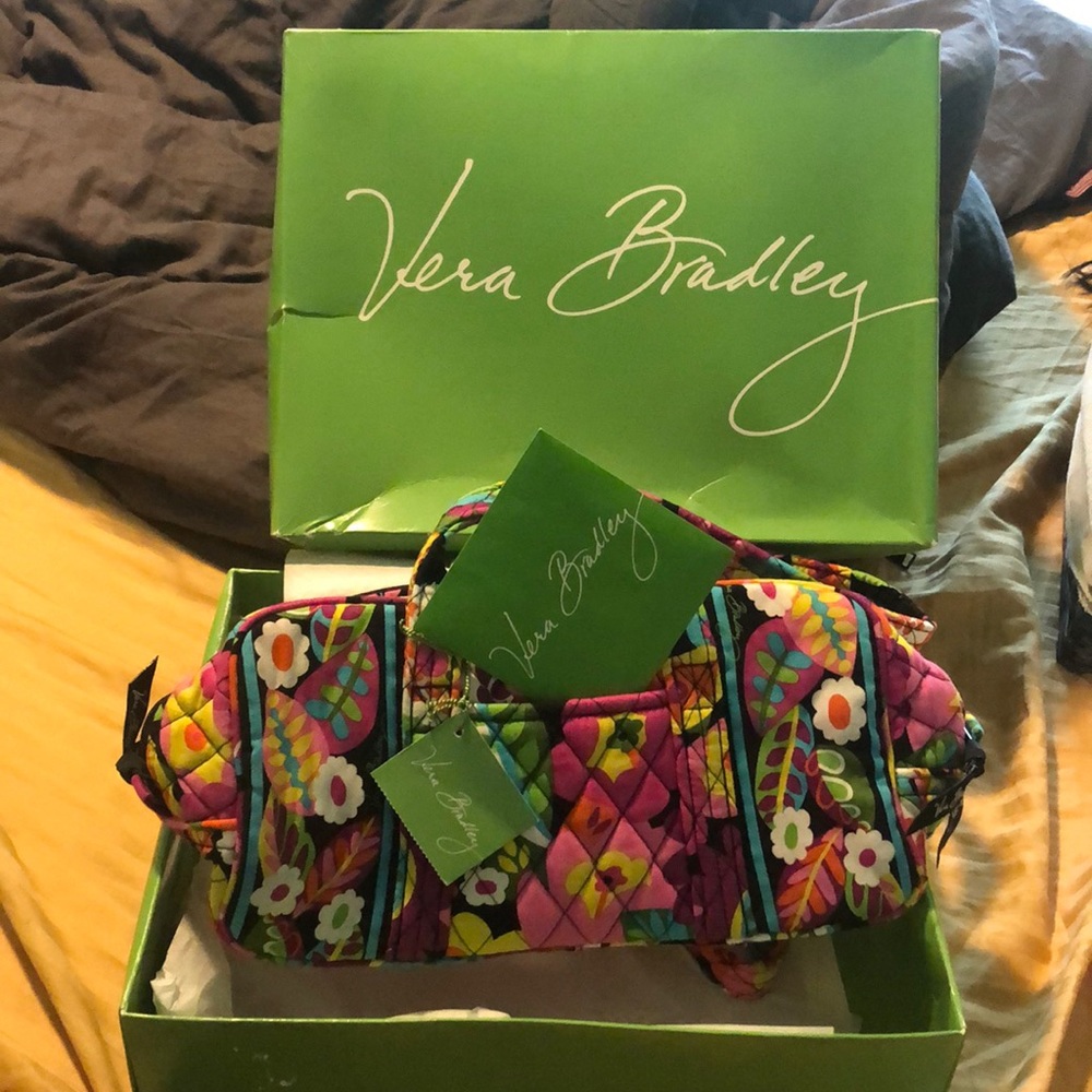 Vera Bradley satchel bag.
